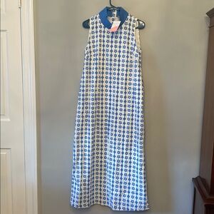 NWT Buru x Bisby Collab Women’s High Neck Maxi Dress, Size XS